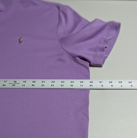 Polo by Ralph Lauren Men's Purple Shirt XXL pima soft touch, *defect* - Picture 7 of 9